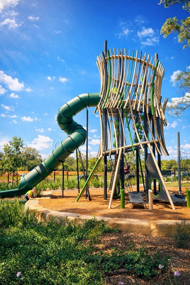 Tower slide at La Vie Reserve