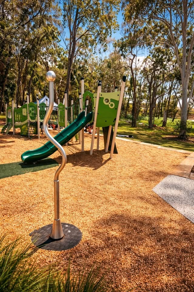 Play equipment and green space
